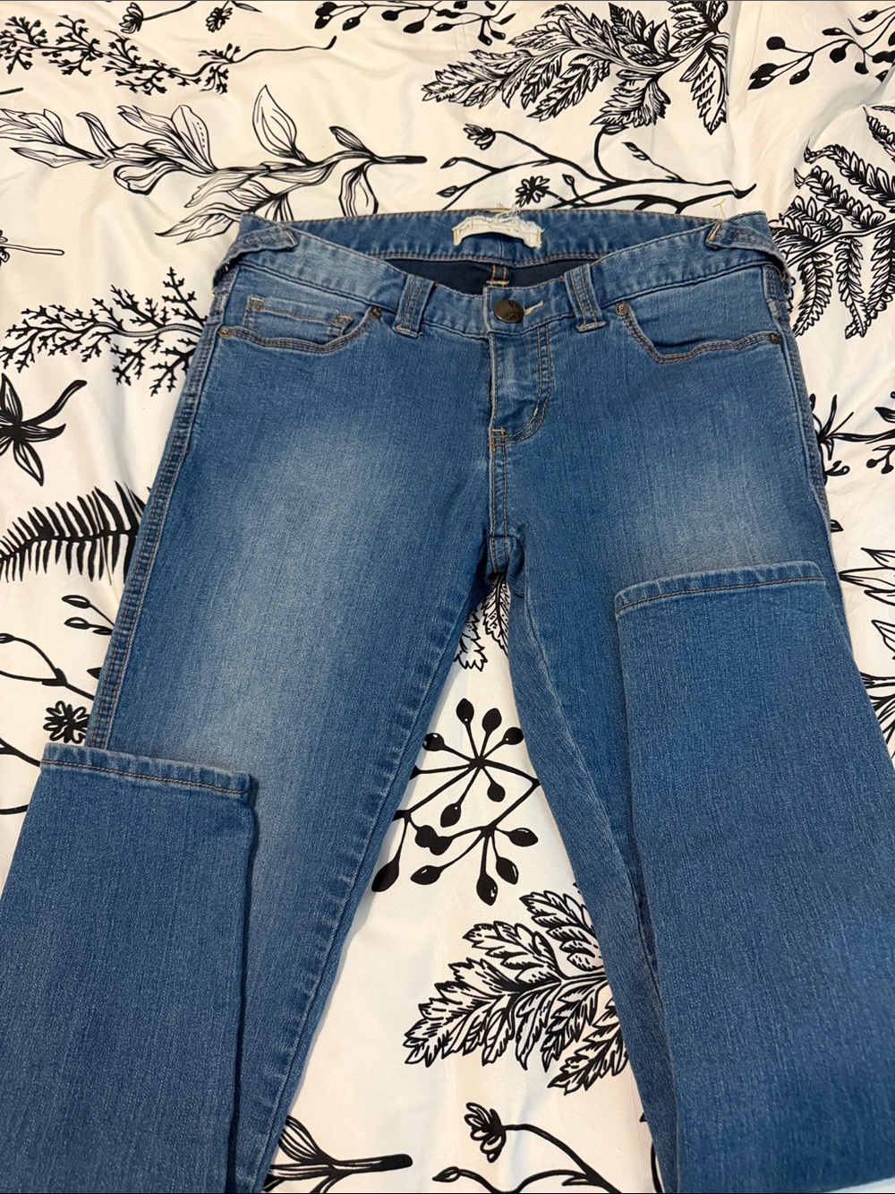 Free People Medium Blue Skinny Jeans